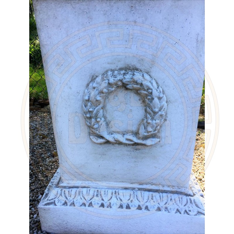 Spar-Set 2x Griechischer Sockel Steinsäule Blumensäule Blumenständer Säule Gartensäule Sockelsäule