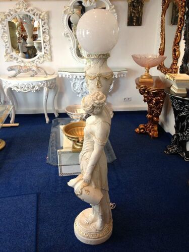 Figurenlampe Stehlampe Frauenlampe Griechische Antik Barockstil 170.cm Hoch NEU