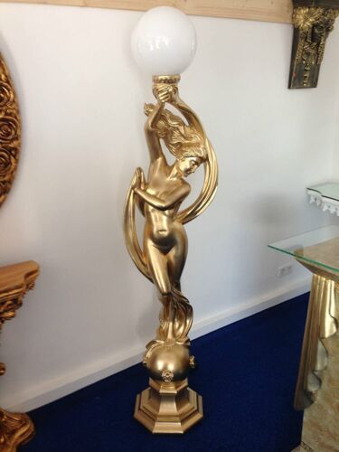 Figurenlampe Stehlampe Frauenlampe Griechische Antik Barockstil 200cm Hoch NEU