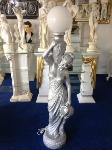Figurenlampe Stehlampe Frauenlampe Griechische Antik Barockstil 170cm Hoch NEU