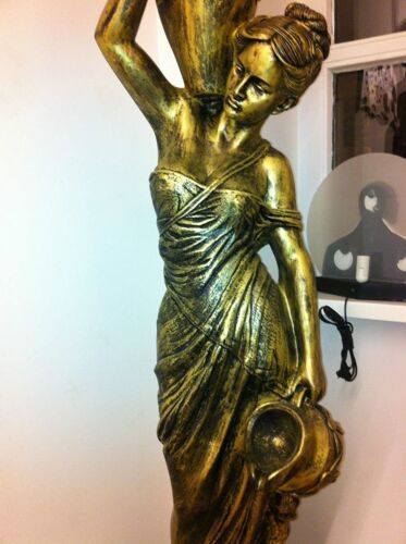 Figurenlampe Stehlampe Frauenlampe Griechische Antik Barockstil 170cm Hoch NEU
