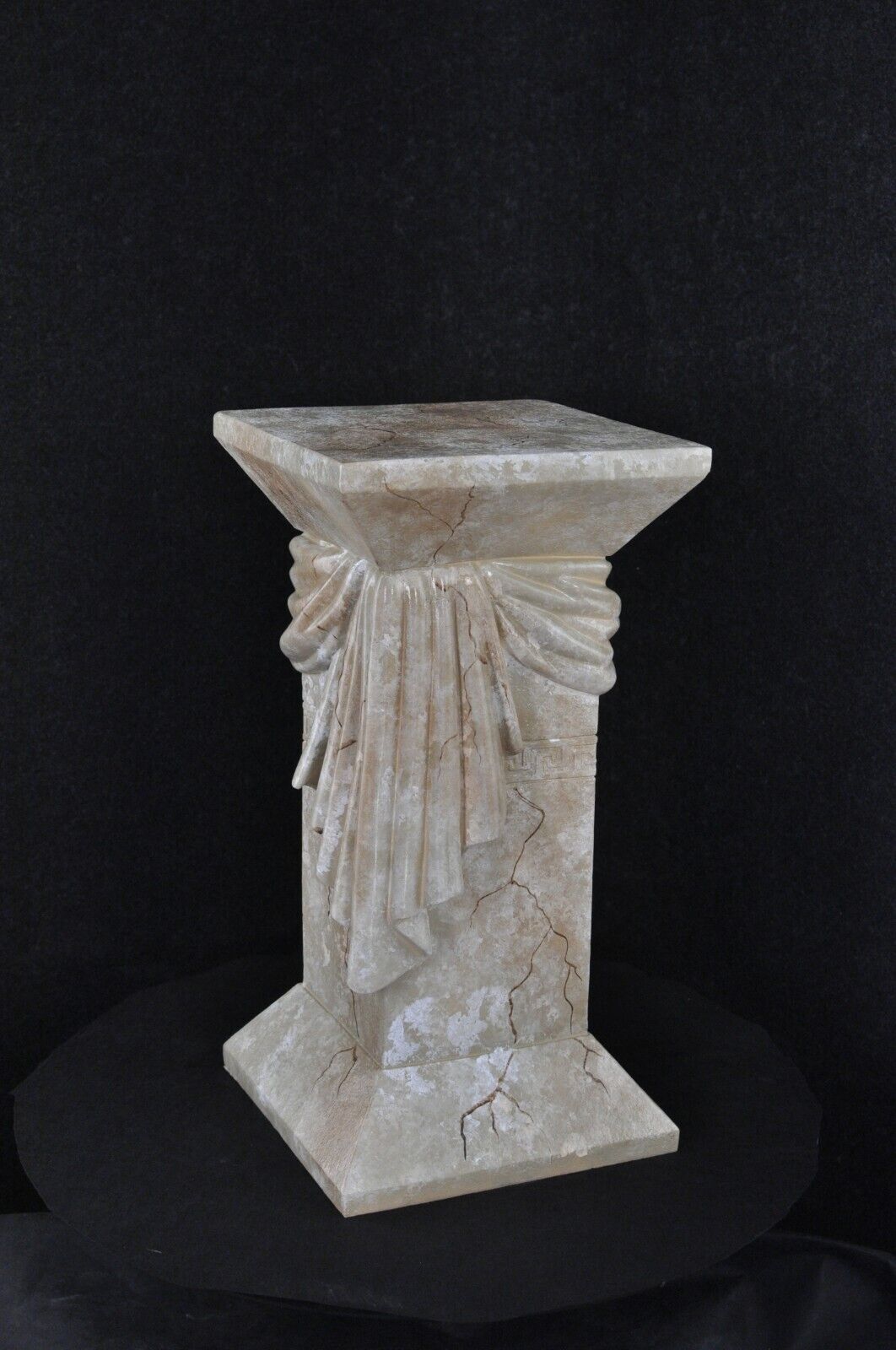 Säule Mäander Style Dekosäule 55cm Griechische Säulen Barock Podest Handbemalt