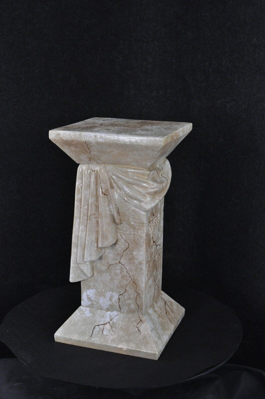 Säule Mäander Style Dekosäule 55cm Griechische Säulen Barock Podest Handbemalt