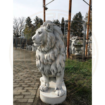 2x Löwe XXXL Löwen Tierfigur Torwächter Türwächter Steinfigur Steinskulptur Garten rechts und links