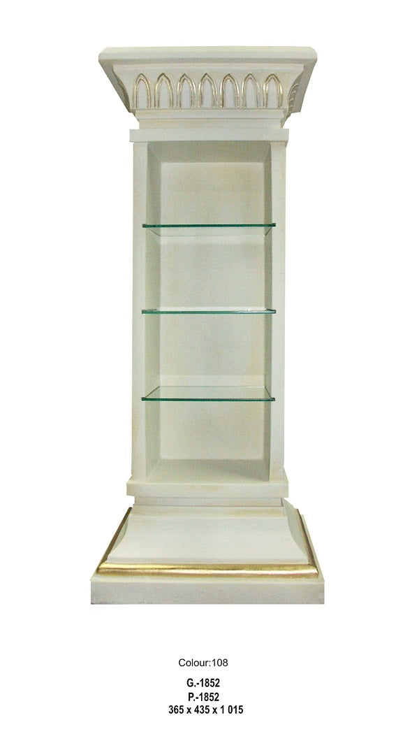 Barvitrine Vitrine im Barockstil Antik Mäander