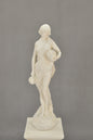 Frauenfigur Frauenstatue Skulptur Frauenbüste Handbemalt Vintage Stil Jugendstil