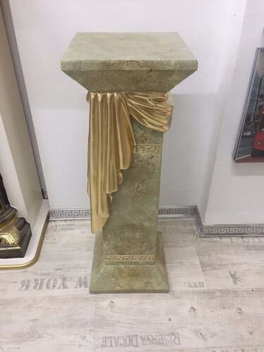 Säule Mäander Style Dekosäule 100cm Griechische Säulen Barock Podest Handbemalt