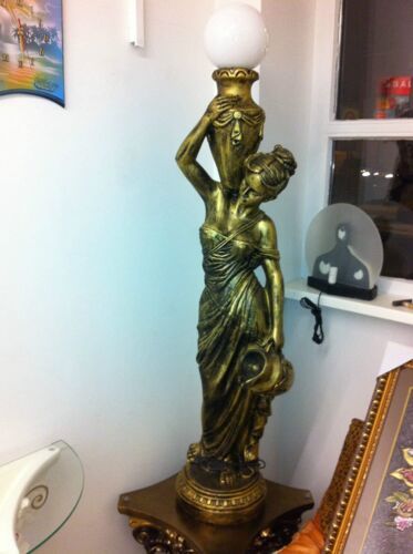 Figurenlampe Stehlampe Frauenlampe Griechische Antik Barockstil 170cm Hoch NEU