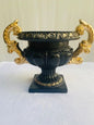 Barock Vase, Schwarz-Gold im Barock Style, Römer Style Griechische Antik