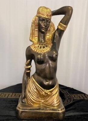 Ägyptische Büste Frau Tänzerin Tutanchamun Altes Ägypten Kunstwerk NEU