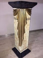 Säule Mäander Style Dekosäule 100cm Griechische Säulen Barock Podest Handbemalt