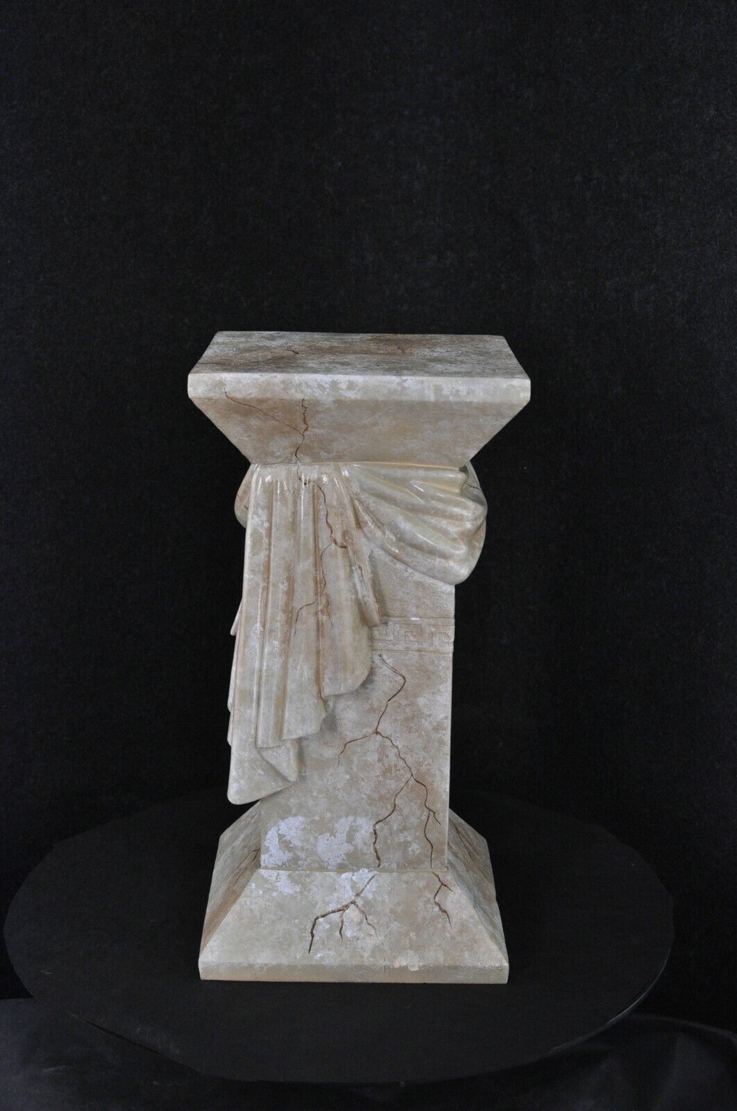 Säule Mäander Style Dekosäule 55cm Griechische Säulen Barock Podest Handbemalt