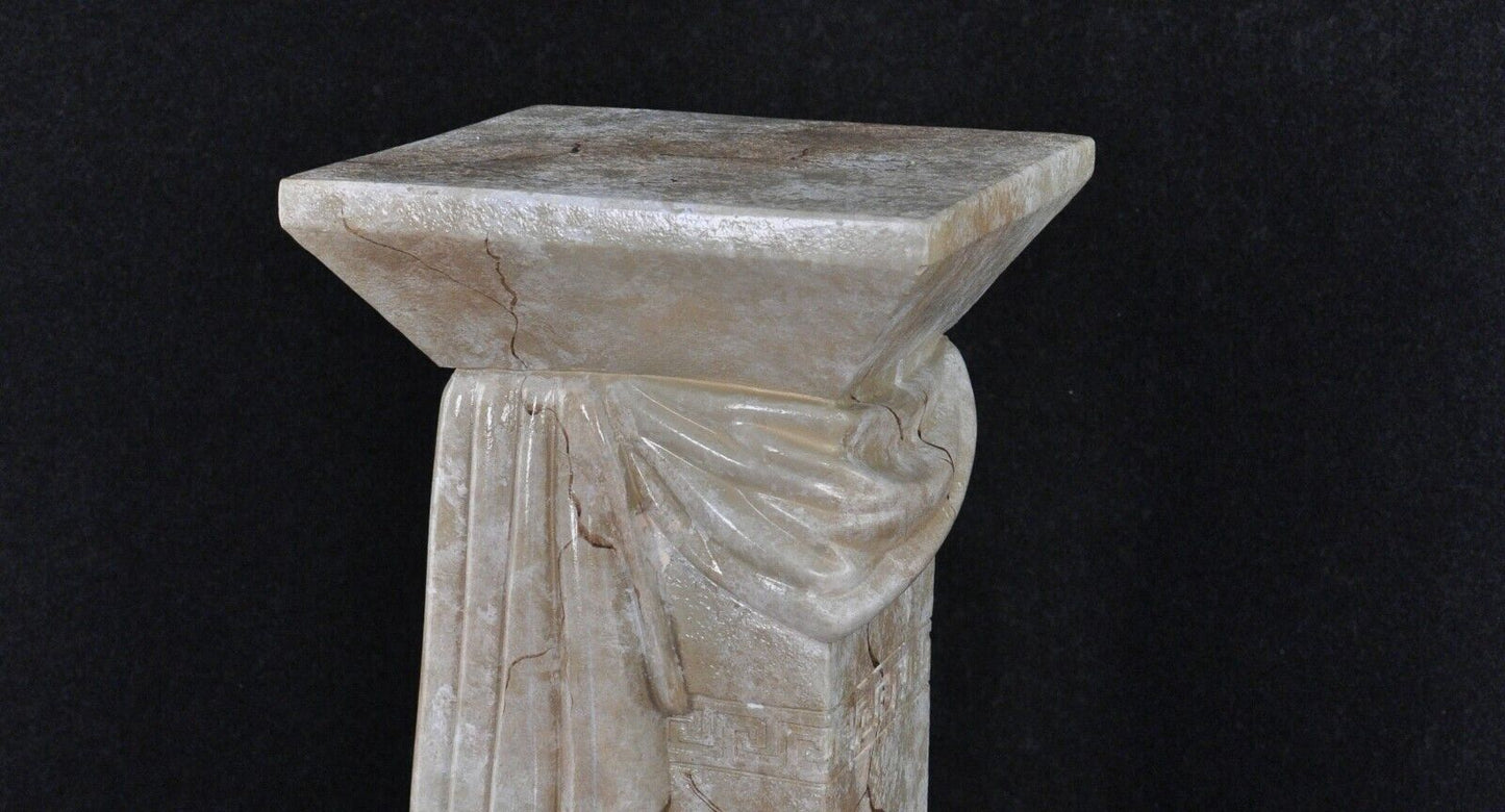 Säule Mäander Style Dekosäule 55cm Griechische Säulen Barock Podest Handbemalt
