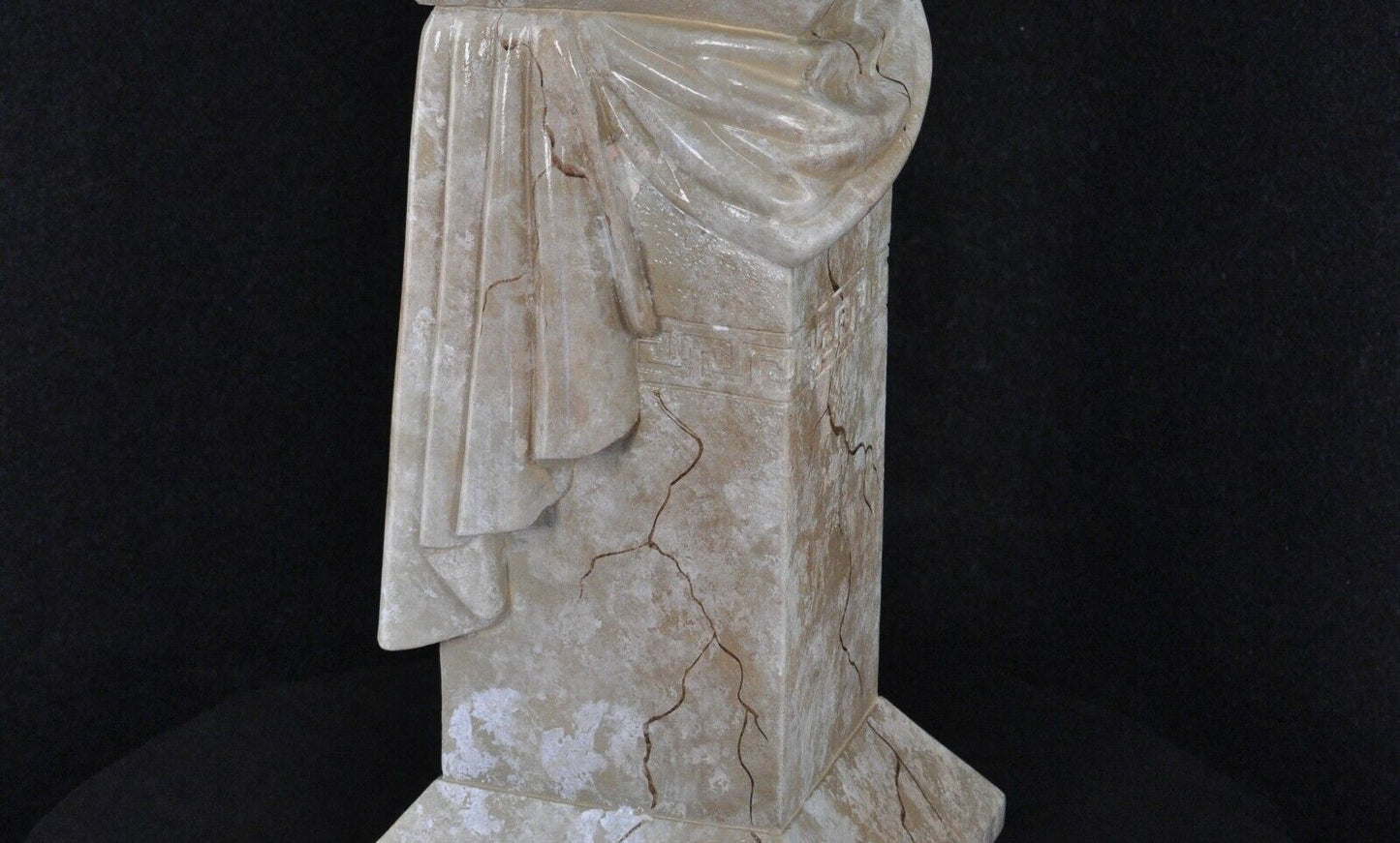 Säule Mäander Style Dekosäule 55cm Griechische Säulen Barock Podest Handbemalt