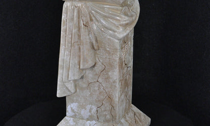 Säule Mäander Style Dekosäule 55cm Griechische Säulen Barock Podest Handbemalt