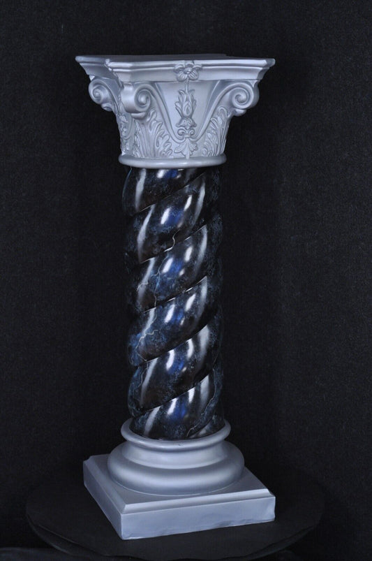 Säule Mäander Style Dekosäule 100cm Griechische Säulen Barock Podest Handbemalt