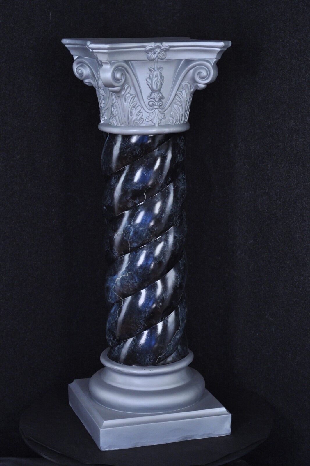 Säule Mäander Style Dekosäule 100cm Griechische Säulen Barock Podest Handbemalt
