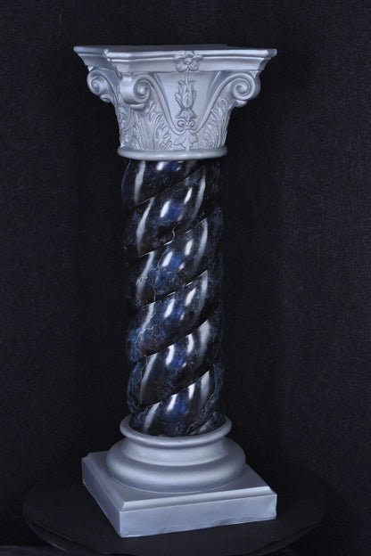 Säule Mäander Style Dekosäule 100cm Griechische Säulen Barock Podest Handbemalt