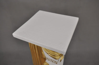 Säule Mäander Style Dekosäule 100cm Griechische Säulen Barock Podest Handbemalt