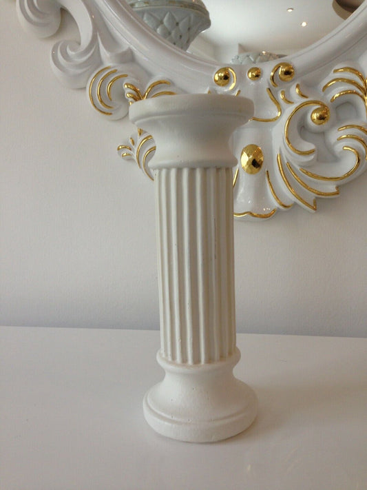 Barock Mini Säule 20 cm Griechische Art Retro Antik Style Mäander