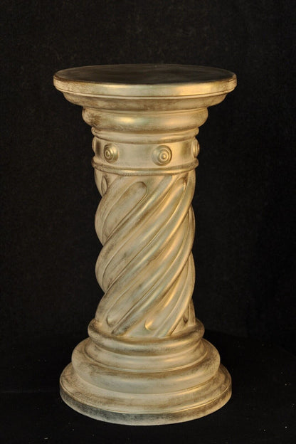 Säule Mäander Style Dekosäule 100cm Griechische Säulen Barock Podest Handbemalt