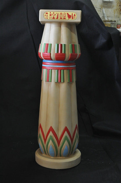 Säule Mäander Style Dekosäule 93cm Griechische Säulen Barock Podest Handbemalt